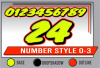 LAYERED NUMBER SET O-3